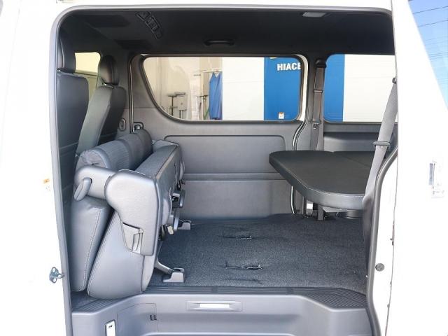 ハイエースバン ロングスーパーＧＬ　ダークプライムＳ　カロッツェリア７インチナビ　ＥＴＣ２．０　Ｔフォースフロントスポイラー　オープンカントリー　ＮＣ１・１６インチ　アルティメットテール　ベッドキット　デジタルインナーミラー　パノラミックビューモニター（9枚目）