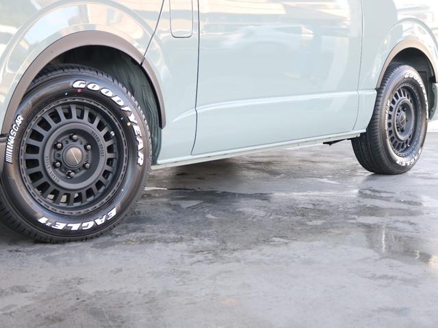 ハイエースバン ロングスーパーＧＬ　カロッツェリア７インチナビ　ＥＴＣ２．０　ブラックエディション　アルティメットテールブラック　ナスカータイヤ　ＮＣ１・１６インチ　シートカバー　インテリアパネル　Ｒｅグリル　デジタルインナーミラー（32枚目）