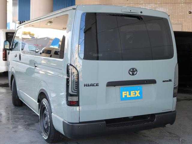 ハイエースバン ロングスーパーＧＬ　カロッツェリア７インチナビ　ＥＴＣ２．０　ブラックエディション　アルティメットテールブラック　ナスカータイヤ　ＮＣ１・１６インチ　シートカバー　インテリアパネル　Ｒｅグリル　デジタルインナーミラー（38枚目）