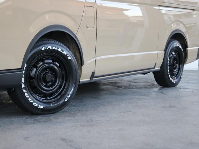 ハイエースバン ロングスーパーＧＬ　アースカラーパッケージ　ブラックエディション　カロッツェリア７インチナビ　ＥＴＣ２．０　シートカバー　ナスカータイヤ　Ｐａｗ１６インチ　アルティメットテール黒　インテリアパネル　デジタルインナーミラー（34枚目）