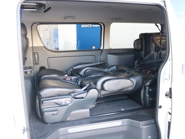 ハイエースワゴン ＧＬ　アルパインＢＩＧ－Ｘ　ＥＴＣ　フロントスポイラー　ナスカータイヤ　バルベロアーバン１７インチＡＷ　１２．８フリップダウンモニター　シートカバー　フロントスポイラー　ルーフスピーカー　インテリアパネル（27枚目）