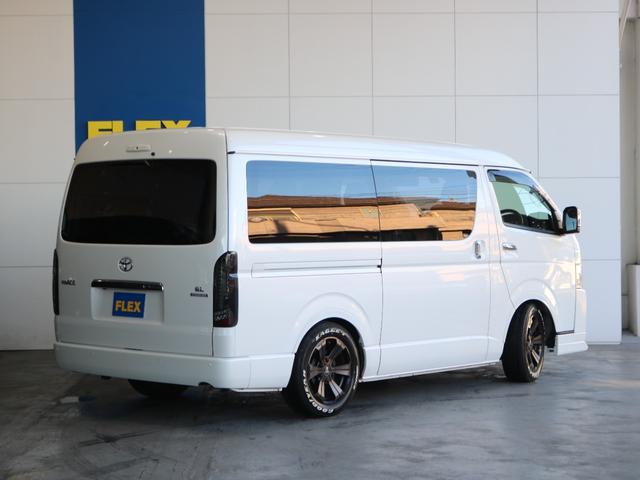 ハイエースワゴン ＧＬ　アルパインＢＩＧ－Ｘ　ＥＴＣ　フロントスポイラー　ナスカータイヤ　バルベロアーバン１７インチＡＷ　１２．８フリップダウンモニター　シートカバー　フロントスポイラー　ルーフスピーカー　インテリアパネル（38枚目）