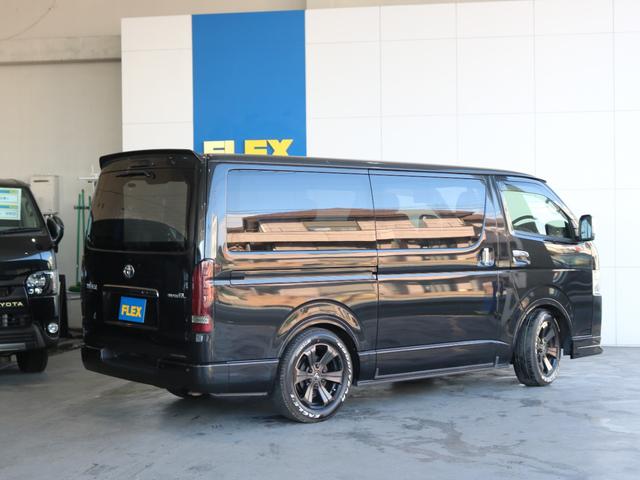 ハイエースバン スーパーＧＬ　ダークプライムＩＩ　ローダウン　フロントスポイラー　バルベロアーバン１７インチＡＷ　ナスカータイヤ　ベッドキット　アルティメットテール　パノラミックビューモニター　カロッツェリア７インチナビ　ＥＴＣ　寒冷地仕様（37枚目）