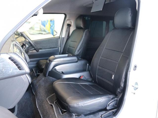 ハイエースワゴン ＧＬ　カロッツェリア７インチナビ　ＥＴＣ　フリップダウンモニター　インテリアパネル　ルーフスピーカー　ＧＹナスカータイヤ　バルベロアーバン１７インチＡＷ　アルティメットＬＥＤテール　フロントスポイラー（2枚目）