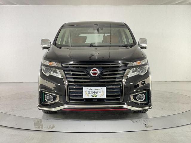 エルグランド 250ハイウェイスターSジェットブラックアバンクロム 3列7人乗/エマージェンシーブレーキ/車線逸脱防止支援・警報/インテリジェントクルコン/両側電動スライド・電動Bドア/タン革シート/コネクトナビ・Rエンターテインメントシステム/アラビュー/ETC(3枚目)