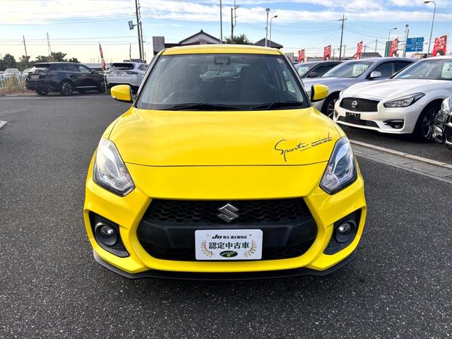 スイフトスポーツ ベースグレード 自社ユーザー買取車/6速MT/セーフティPKG(DCBS/車線逸脱抑制・警報機能/ハイビームアシスト/LEDヘッド/シートヒーター/純正8型ナビ/Bluetooth/ETC/※社外AW・テールレンズ(5枚目)