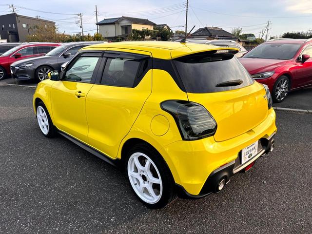 スイフトスポーツ ベースグレード 自社ユーザー買取車/6速MT/セーフティPKG(DCBS/車線逸脱抑制・警報機能/ハイビームアシスト/LEDヘッド/シートヒーター/純正8型ナビ/Bluetooth/ETC/※社外AW・テールレンズ(9枚目)