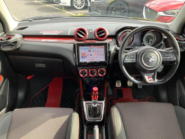 スイフトスポーツ ベースグレード 自社ユーザー買取車/6速MT/セーフティPKG(DCBS/車線逸脱抑制・警報機能/ハイビームアシスト/LEDヘッド/シートヒーター/純正8型ナビ/Bluetooth/ETC/※社外AW・テールレンズ(13枚目)