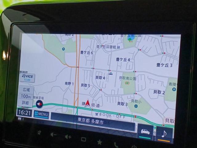 スペーシアカスタム ハイブリッドＸＳターボ　保証書／純正　９インチ　ナビ／セーフティサポート（スズキ）／両側電動スライドドア／シートヒーター／全方位モニター／車線逸脱防止支援システム／ヘッドランプ　ＬＥＤ／Ｂｌｕｅｔｏｏｔｈ接続／ＥＴＣ　ターボ（10枚目）
