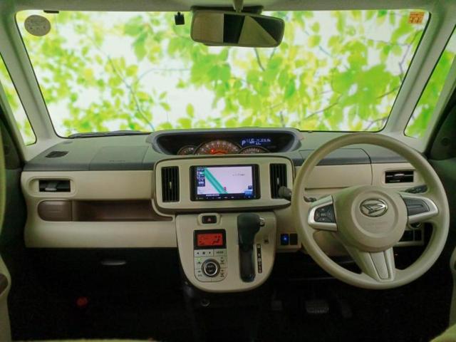 ムーヴキャンバス GメイクアップリミテッドSA3 保証書/社外 SDナビ/衝突安全装置/両側電動スライドドア/車線逸脱防止支援システム/ヘッドランプ LED/ETC/EBD付ABS/横滑り防止装置/アイドリングストップ/ワンセグTV レーンアシスト(8枚目)