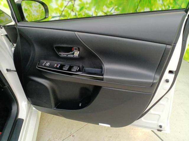 プリウスアルファ Ｓツーリングセレクション・ＧＲスポーツ　新品タイヤ／保証書／純正　９インチ　ＳＤナビ／シート　ハーフレザー／ヘッドランプ　ＬＥＤ／Ｂｌｕｅｔｏｏｔｈ接続／ＥＴＣ／ＥＢＤ付ＡＢＳ／横滑り防止装置／アイドリングストップ／バックモニター　記録簿（20枚目）