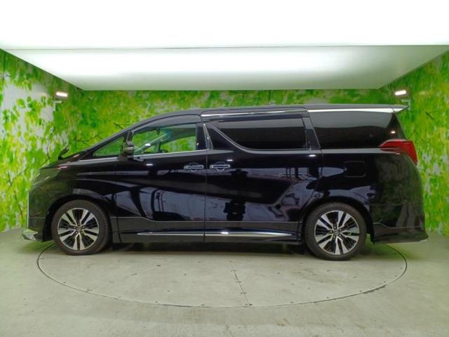 アルファード S Cパッケージ 新品タイヤ/サンルーフ/純正エアロ/社外 11インチ SDナビ/フリップダウンモニター 社外 12.8インチ/衝突安全装置/両側電動スライドドア/車線逸脱防止支援システム/シート 合皮 フルエアロ(2枚目)