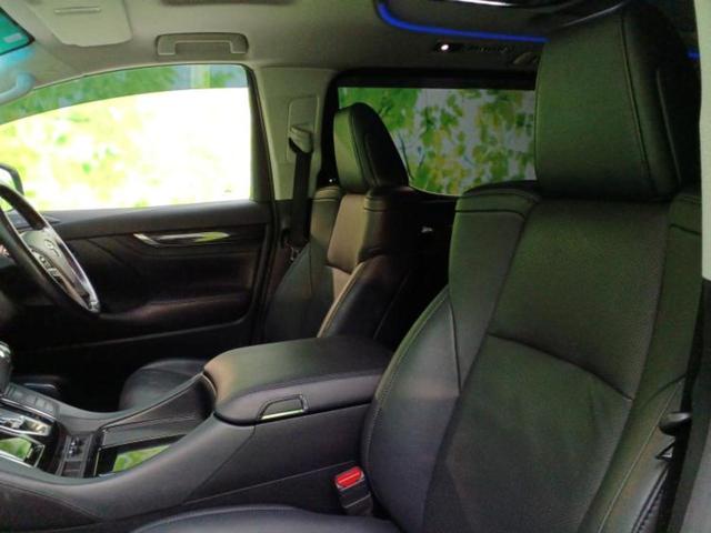 アルファード S Cパッケージ 新品タイヤ/サンルーフ/純正エアロ/社外 11インチ SDナビ/フリップダウンモニター 社外 12.8インチ/衝突安全装置/両側電動スライドドア/車線逸脱防止支援システム/シート 合皮 フルエアロ(7枚目)