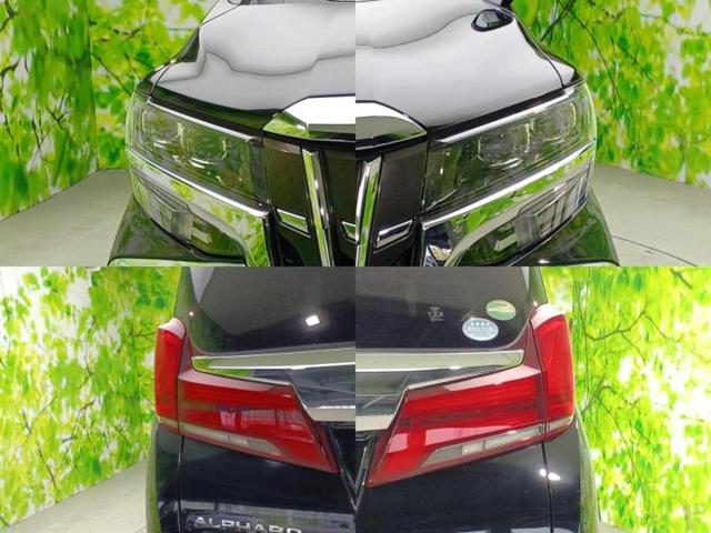 アルファード S Cパッケージ 新品タイヤ/サンルーフ/純正エアロ/社外 11インチ SDナビ/フリップダウンモニター 社外 12.8インチ/衝突安全装置/両側電動スライドドア/車線逸脱防止支援システム/シート 合皮 フルエアロ(55枚目)