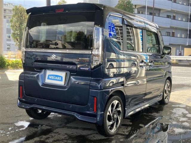 スペーシアカスタム 4WDハイブリッドXSターボ 保証書/純正 9インチ SDナビ/セーフティサポート(スズキ)/両側電動スライドドア/シートヒーター/全方位モニター用カメラ/シート ハーフレザー/ドライブレコーダー 純正/ヘッドランプ LED(3枚目)