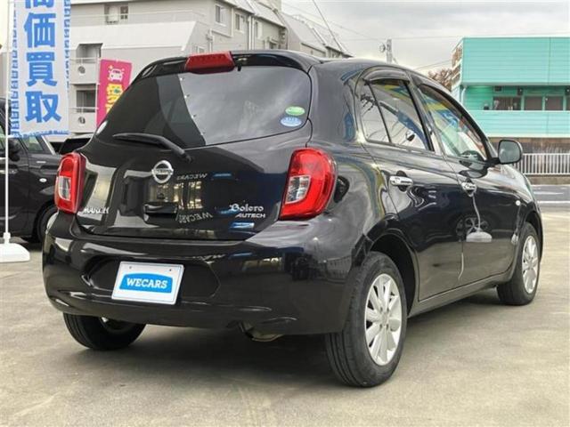 マーチ ボレロ 新品タイヤ/保証書/純正 SDナビ/ヘッドランプ LED/Bluetooth接続/ETC/EBD付ABS/横滑り防止装置/アイドリングストップ/ワンセグTV/DVD/エアバッグ 運転席 ワンオーナー(3枚目)