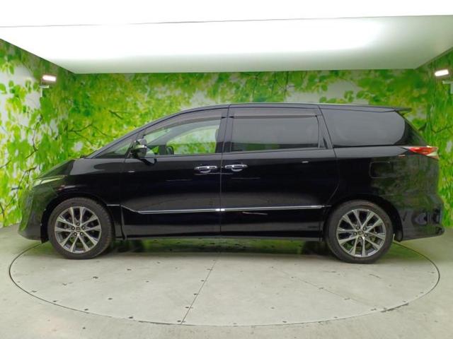 エスティマ アエラスプレミアム　新品タイヤ／保証書／純正　９インチ　ＳＤナビ／フリップダウンモニター　純正　１０．１インチ／衝突安全装置／両側電動スライドドア／車線逸脱防止支援システム／シート　ハーフレザー　衝突被害軽減システム（2枚目）