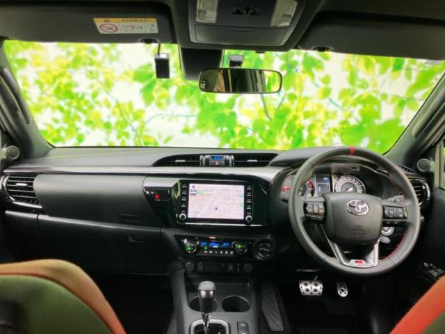 ハイラックス ４ＷＤ　Ｚ　ＧＲスポーツ　保証書／ディスプレイオーディオ＋ナビ／衝突安全装置／全方位モニター／車線逸脱防止支援システム／シート　ハーフレザー／ヘッドランプ　ＬＥＤ／Ｂｌｕｅｔｏｏｔｈ接続／ＥＴＣ／ＥＢＤ付ＡＢＳ　全周囲カメラ（8枚目）