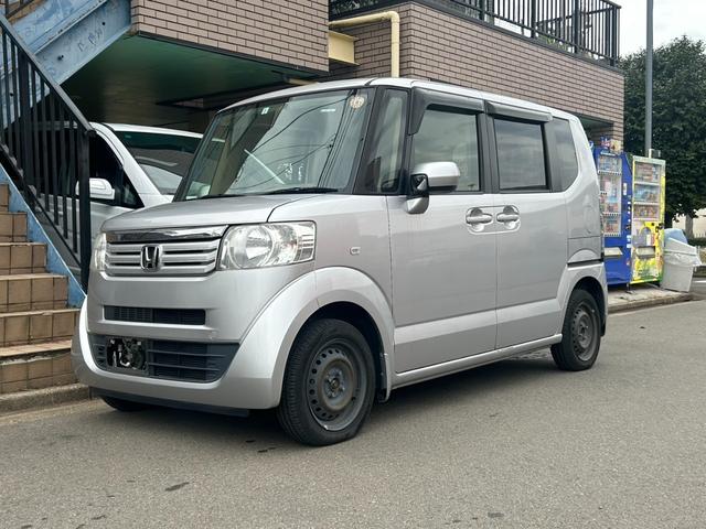 N-BOX+ G 福祉車 スローパー 電動ウインチ USB SDナビ キーレス パワーステアリング パワーウィンドウ 衝突安全ボディ ベンチシート ABS(6枚目)