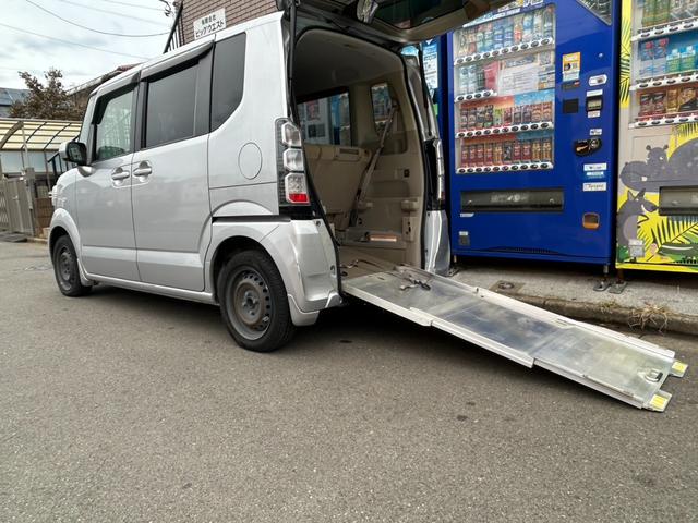 N-BOX+ G 福祉車 スローパー 電動ウインチ USB SDナビ キーレス パワーステアリング パワーウィンドウ 衝突安全ボディ ベンチシート ABS(46枚目)