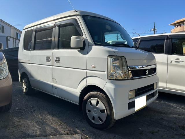 エブリイワゴン JP 車椅子移動車 後部電動固定リヤシート エアコン パワーウィンド パワステ キーレスエントリー フルフラットシート 助手席エアバッグ 衝突安全ボディ ABS付(2枚目)