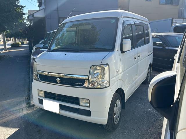 エブリイワゴン JP 車椅子移動車 後部電動固定リヤシート エアコン パワーウィンド パワステ キーレスエントリー フルフラットシート 助手席エアバッグ 衝突安全ボディ ABS付(4枚目)