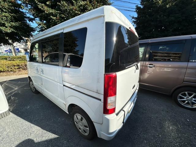 エブリイワゴン JP 車椅子移動車 後部電動固定リヤシート エアコン パワーウィンド パワステ キーレスエントリー フルフラットシート 助手席エアバッグ 衝突安全ボディ ABS付(6枚目)