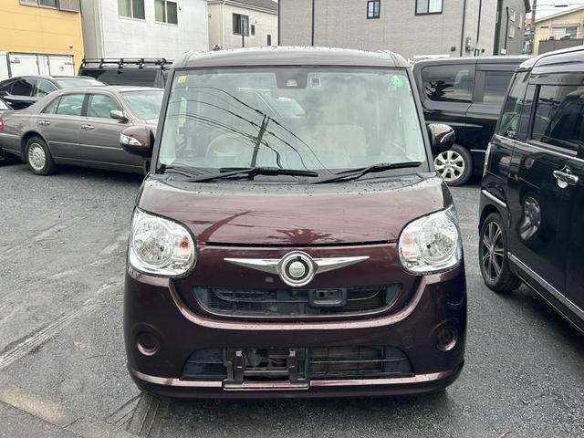 ムーヴキャンバス Ｘリミテッド　ＳＡＩＩ　プッシュスタート　両側電動スライドドア　エアコン　ＴＶナビ　全方位モニター　トラクションコントロール　アイドリングストップ　パワステ　パワーウインドウ　Ｗエアバッグ（2枚目）