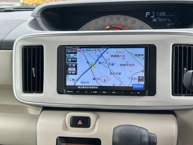 ムーヴキャンバス Ｘリミテッド　ＳＡＩＩ　プッシュスタート　両側電動スライドドア　エアコン　ＴＶナビ　全方位モニター　トラクションコントロール　アイドリングストップ　パワステ　パワーウインドウ　Ｗエアバッグ（23枚目）