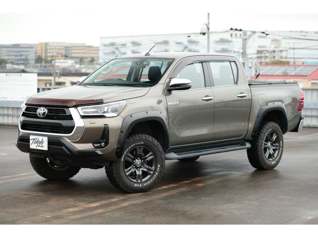 ハイラックス Ｚ　２インチリフトアップ　ＪＡＯＳオーバーフェンダー　ＢＦＧｏｏｄｒｉｃｈ　ＡＬＰＩＮＥ　ＨＤＭＩ　専用ＢｉｇＸ１１インチ　専用前後ドラレコ　バックカメラ　ナビ連動ＥＴＣ　ＵＳ　ＴＯＹＯＴＡ純正バグガード（2枚目）