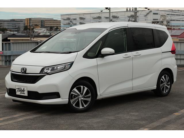 フリード Ｇ・ホンダセンシング　ワンオーナー　禁煙車両　Ｂｌｕｅｔｏｏｔｈフルセグナビ　ＥＴＣ　バックカメラ　前後ドラレコ　スマートキー２個　両側電動スライドドア　ホンダセンシング　６人乗り（2枚目）