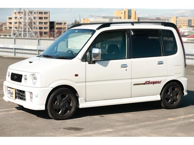 ムーヴ エアロダウンカスタム　社外キーレス　デジタルインナーミラードラレコ　ターボ　走行３３０００キロ台　当時物オーディオ　ルーフレール　禁煙車両（2枚目）