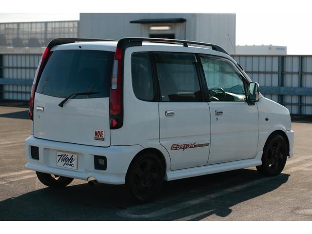 ムーヴ エアロダウンカスタム　社外キーレス　デジタルインナーミラードラレコ　ターボ　走行３３０００キロ台　当時物オーディオ　ルーフレール　禁煙車両（6枚目）