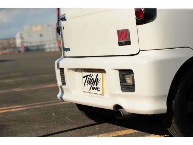 ムーヴ エアロダウンカスタム　社外キーレス　デジタルインナーミラードラレコ　ターボ　走行３３０００キロ台　当時物オーディオ　ルーフレール　禁煙車両（11枚目）