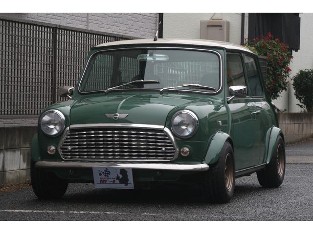 MINI クーパー 4MT ヘリテイジモデル アーモンドグリーン ワタナベ10インチアルミ(32枚目)
