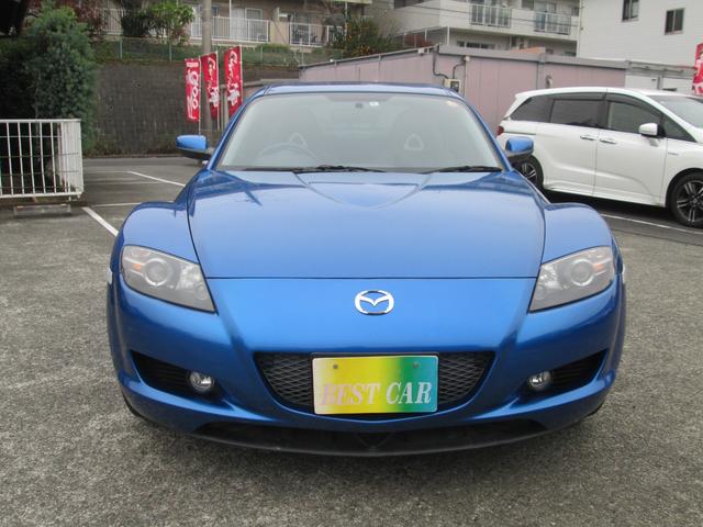 ＲＸ－８ タイプＳ　ロータリーエンジン　走行４３千キロ　車検整備付　６速マニュアル　ナビ　ＣＤ　ＥＴＣ　革シート　パワーシート　ゴールドペイント１８インチＡＷ　ＨＩＤライト　キーレス（3枚目）