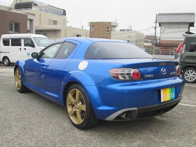 ＲＸ－８ タイプＳ　ロータリーエンジン　走行４３千キロ　車検整備付　６速マニュアル　ナビ　ＣＤ　ＥＴＣ　革シート　パワーシート　ゴールドペイント１８インチＡＷ　ＨＩＤライト　キーレス（9枚目）