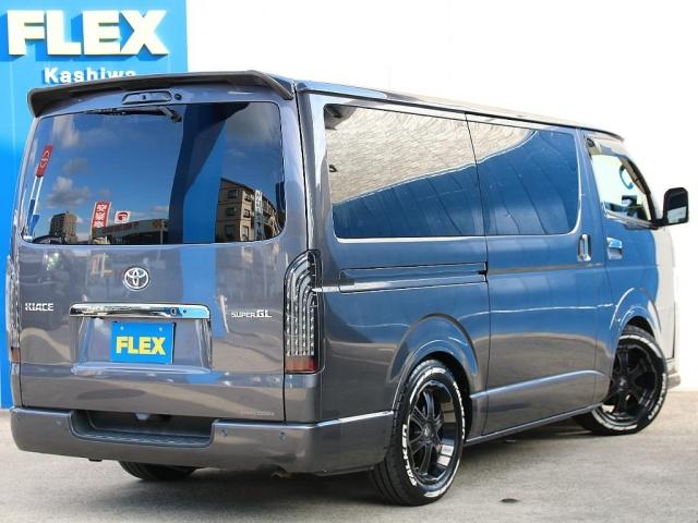 ハイエースバン スーパーGL ダークプライムII バン スーパーGL ダークプライムII ガソリン2WD ベッドキット ローダウン ライトカスタムパッケージ 両側パワースライドドア付き パナソニックナビ ETC リアスポイラー 全方位カメラ PVM(8枚目)