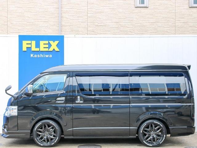 ハイエースワゴン GL ロング ワゴン GL 2WD スタンダードパッケージ スマートベッドキット アルパインBIG-X11フルスペック アルパイン12.8型フリップダウンモニター ローダウン車 キャンピング LEDテールランプ(7枚目)