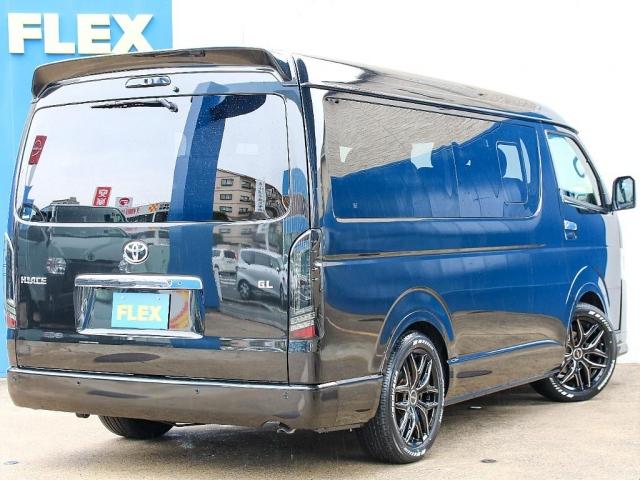 ハイエースワゴン GL ロング ワゴン GL 2WD スタンダードパッケージ スマートベッドキット アルパインBIG-X11フルスペック アルパイン12.8型フリップダウンモニター ローダウン車 キャンピング LEDテールランプ(9枚目)