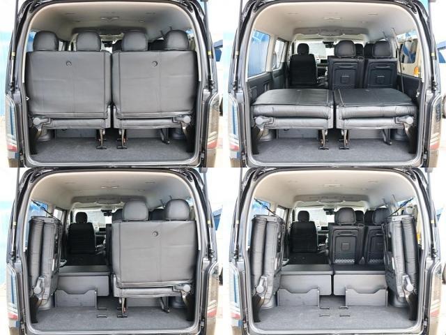 ハイエースワゴン GL ロング ワゴン GL 2WD スタンダードパッケージ スマートベッドキット アルパインBIG-X11フルスペック アルパイン12.8型フリップダウンモニター ローダウン車 キャンピング LEDテールランプ(40枚目)