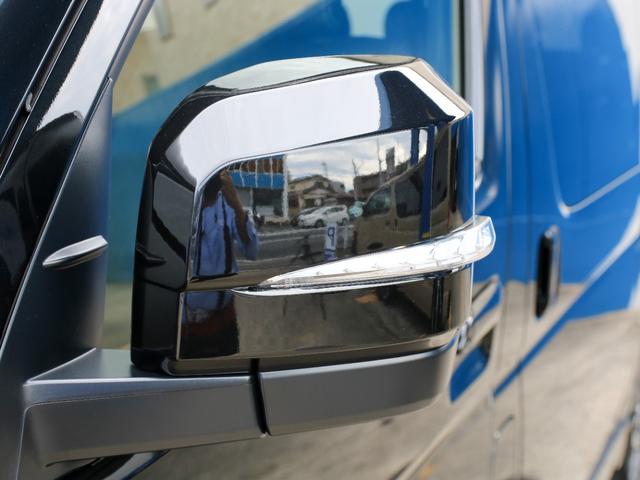 ハイエースワゴン GL ロング ワゴンGL 内装アレンジVer1 サイドテーブル アルパインBIG-X11ナビ ETC2.0 12.8型フリップダウンモニター ブラックエディション 艶有り ローダウン バッドフェイスボンネット(9枚目)