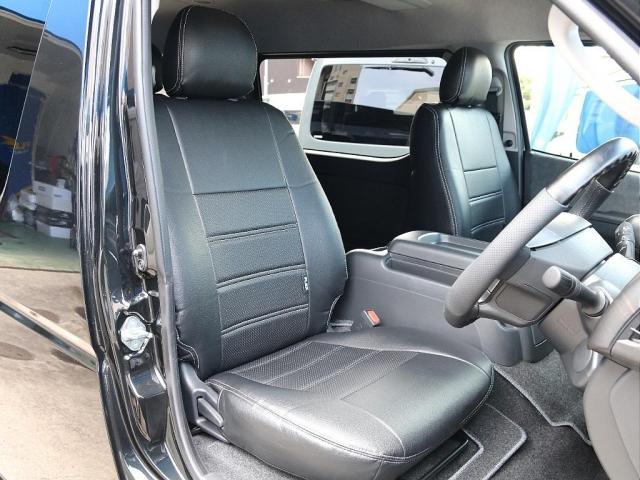 ハイエースワゴン GL ロング ワゴンGL 内装アレンジVer1 サイドテーブル アルパインBIG-X11ナビ ETC2.0 12.8型フリップダウンモニター ブラックエディション 艶有り ローダウン バッドフェイスボンネット(20枚目)