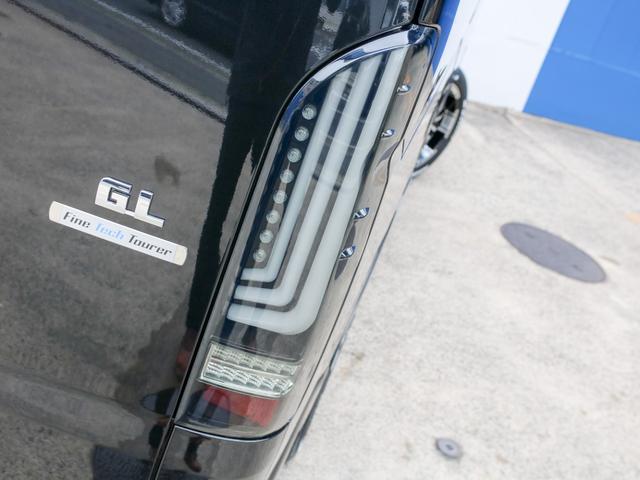 ハイエースワゴン GL ロング ファインテックツアラー オットマン付きキャプテンシート 両側パワースライドドア アルパインBIG-X11ナビ アルパイン12.8型フリップダウンモニター シートカバー キャンピングカー カスタム インテリアパネル ローダウン(11枚目)