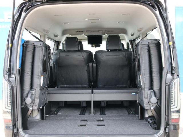 ハイエースワゴン GL ロング ファインテックツアラー オットマン付きキャプテンシート 両側パワースライドドア アルパインBIG-X11ナビ アルパイン12.8型フリップダウンモニター シートカバー キャンピングカー カスタム インテリアパネル ローダウン(39枚目)