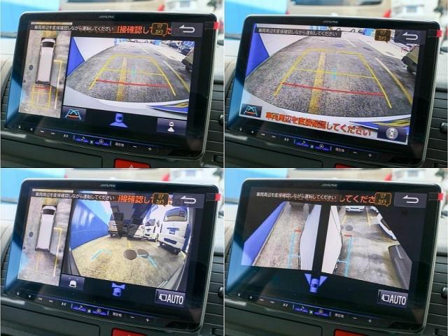 ハイエースバン ロングDX 8ナンバーキャンピングカー Wood Village サブバッテリー インバーター 外部充電 シンク コンロ ベッドキット ダウンライト アルパインBIG-X11ナビ ブラックエディション カスタム(23枚目)