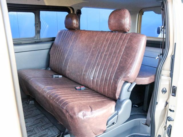 ハイエースバン スーパーGL ダークプライムII バン スーパーGL アースカラーパッケージ カスタム ブラックエディション シートカバー アルパインBIG-X11ナビ ETC2.0 オフロードパッケージ LED ベッドキット キャンピングカー(35枚目)