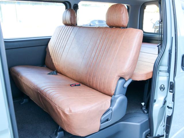 ハイエースバン スーパーGL ダークプライムII スーパーGL アースカラー オフロードパッケージ クリーンディーゼル4WD ブラックエディション キャンピングカー ベッドキット シートカバー カスタム アルパインBIG-X11ナビ ETC2.0(36枚目)