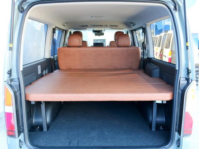 ハイエースバン スーパーGL ダークプライムII スーパーGL アースカラー オフロードパッケージ クリーンディーゼル4WD ブラックエディション キャンピングカー ベッドキット シートカバー カスタム アルパインBIG-X11ナビ ETC2.0(37枚目)