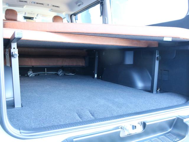 ハイエースバン スーパーGL ダークプライムII スーパーGL アースカラー オフロードパッケージ クリーンディーゼル4WD ブラックエディション キャンピングカー ベッドキット シートカバー カスタム アルパインBIG-X11ナビ ETC2.0(40枚目)